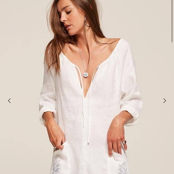 Reformation Martina linen pineapple dress - Picture 3 of 4